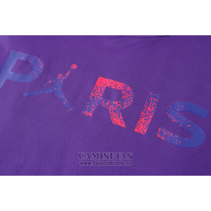 Chandal del Paris Saint-Germain Jordan Manga Corta 2021-2022 Purpura